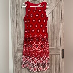 Size M bandana print shift dress.